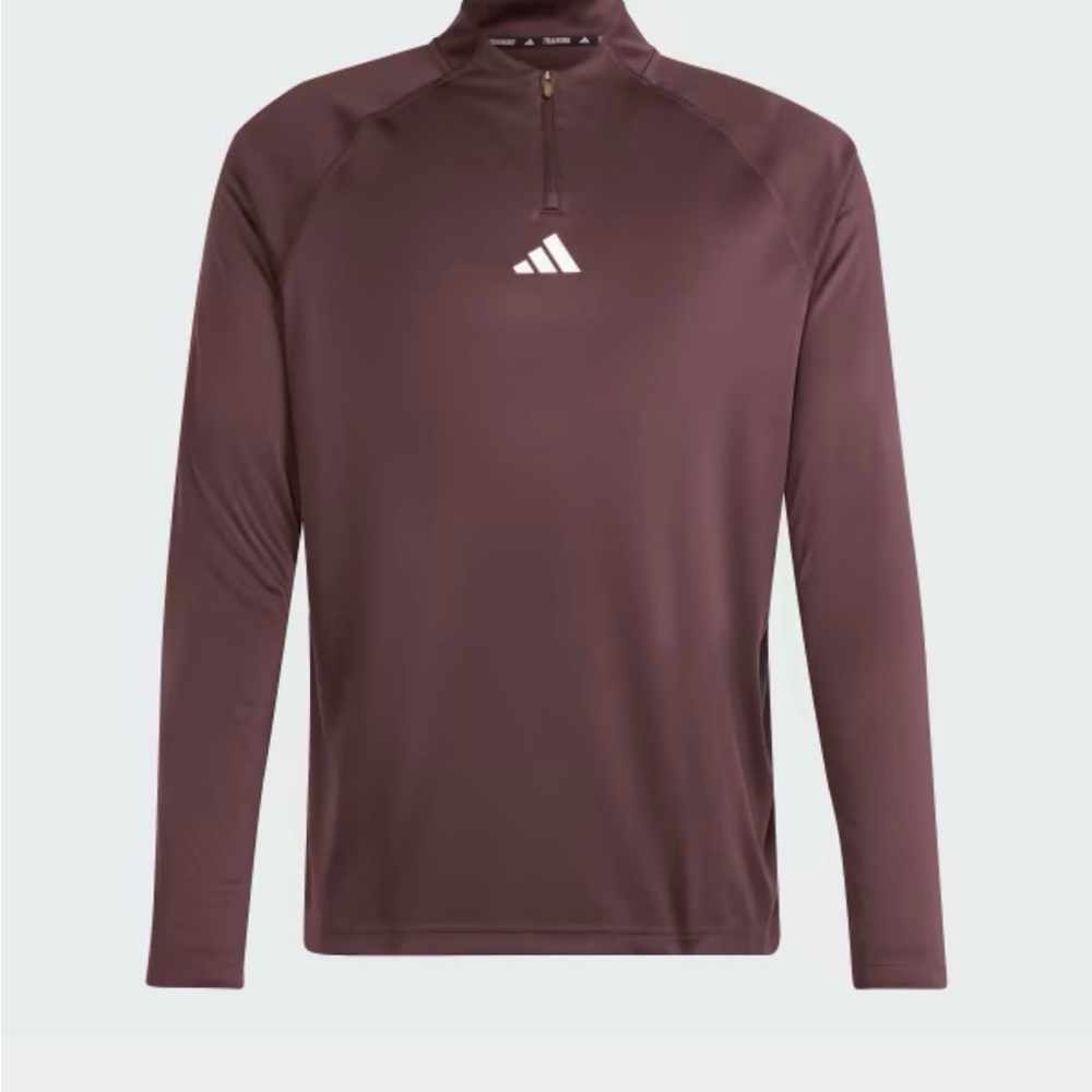 ADIDAS GYM HEAT QUARTER-ZIP LONG
SLEEVE TEE
Men's Performance